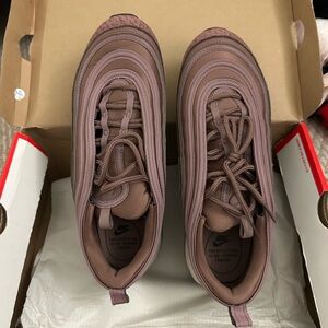 Women’s Nike Air Max 96 Sneaker Leather Smokey Mauve